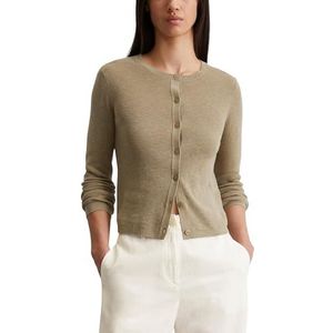 Vest - Mélange - Knitwear - Ronde Hals - Lange Mouw