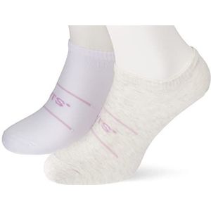 Levi's Unisex Sport Sneaker (2 stuks), wit/orchid bloom, 43 EU