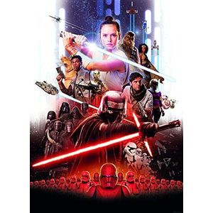 Komar Muurafbeelding | Star Wars Movie Poster Rey | kinderkamer, jeugdkamer, decoratie, kunstdruk | zonder lijst | WB175-50x70 | Maat: 50 x 70 cm (breedte x hoogte)