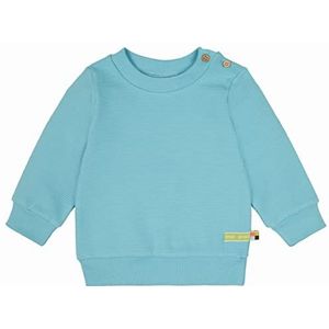 loud + proud Unisex kinderen ribstructuur, GOTS-gecertificeerd shirt, cyaan, 62/68, cyaan, 62/68 cm