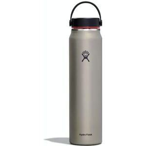 Hydro Flask - Lichtgewicht Waterfles 1180 ml (40 oz) Trail Series - Vacuüm geïsoleerde roestvrijstalen herbruikbare waterfles met lekvrije flexibele dop - Wide Mouth - BPA-Vrij - Slate