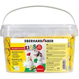 Eberhard Faber 570103 - EFAPlast Kids boetseerklei in wit in een praktische emmer, inhoud 3 kg, luchthardend, kleiachtig, creatief knutselplezier voor jong en oud