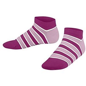 FALKE Uniseks-kind Korte Sokken Simple Stripes K SN Katoen Kort gedessineerd 1 Paar, Roze (Gloss 8550) nieuw - milieuvriendelijk, 27-30
