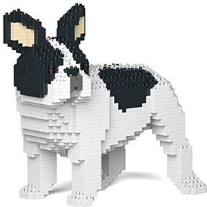 JEKCA | French Bulldog 03S-M04 - bouwstenen, bouwstenen, sculpturen van blokken om te bouwen, verzamelset, perfect cadeau-idee