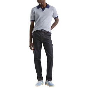 United Colors of Benetton Poloshirt voor heren, Blauw, XS