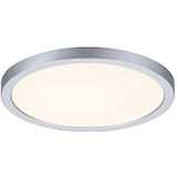 Paulmann 93051 LED-paneel inbouwlamp Areo VariFit IP44 3-niveaus dimbaar 175 mm rond incl. 1x13 watt dimbaar chroom mat kunststof 3000 K