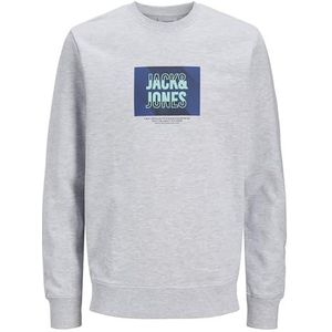 Jack & Jones Jjhudson Sweat Crew Neck, wit melange., XS