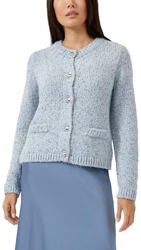 s.Oliver Gebreid vest  lichtblauw