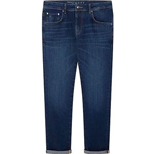 hackett limited Heren Vintage Wash Denim S Casual Broek, 000denim, 30W Regular