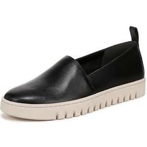 Vionic Uptown A-lijn instappers voor dames, zwart leer, 3,5 UK, Zwart leder, 3.5 UK Wide