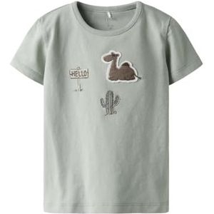 NAME IT Heren Nbmjuke Ss Top Box, Aqua Gray, 62