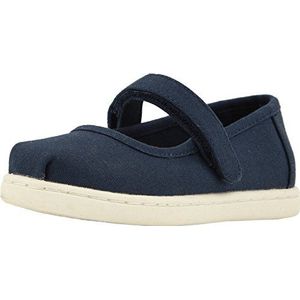 TOMS, Mary Jane Lage meisjes en meisjes, Navy Blauw, 18.5 EU