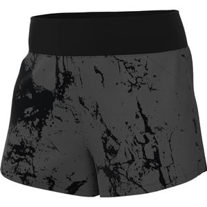 Nike Dames Shorts W Nk Trail Rpl Mr 3In Br SHR, Black/Black, FN2647-010, XL
