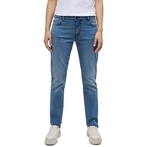 Mustang Damesstijl Crosby Relaxed Slim Jeans, Mid Blue 302, 29W/32L, Jeans Blauw