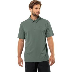 Jack Wolfskin DELGAMI Polo M, Hedge Green, S