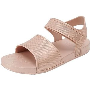 Fitflop Iqushion Sandaal voor kinderen, uniseks, pearlised sandalen met achterriem, flipflop, roze goud, 43 EU