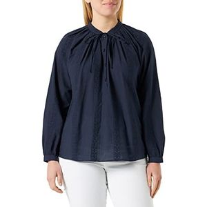 Seidensticker Damesblouse met lange mouwen, regular fit, donkerblauw, 34