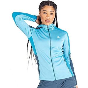 Dare 2b Dames Convey Core Str Sweater, Crystal Seas/Capri Blue/Orion Grijs, 42