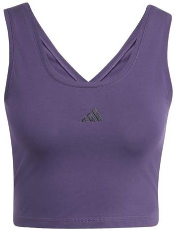 adidas - ESSENTIALS SMALL LOGO - Tanktop - Aurora Plum/Black