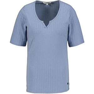 Garcia Dames T-shirt met korte mouwen, blauw grijs, XS, Blue Grey, XS