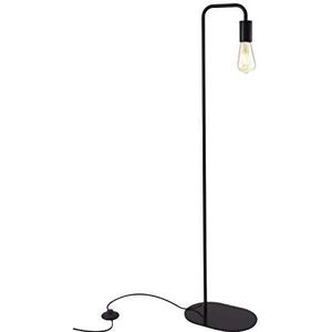 SLV staand armatuur FITU FL/binnenverlichting, studiolamp, woonkamerlamp, deco-armatuur, leeslamp / E27 24 W zwart