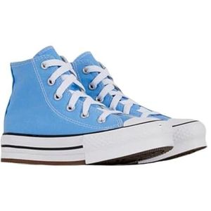 Converse Chuck Taylor All Star Eva Lift Platform Seasonal Color sneakers voor jongens, Lt Blauw Wit Zwart, 31.5 EU