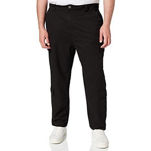 Urban Classics Heren tapered Double Cargo Pants vrijetijdsbroek, zwart, XL