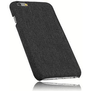 mumbi Fineline hoes compatibel met iPhone 6 / 6S mobiele telefoon hard case telefoonhoes, zwart