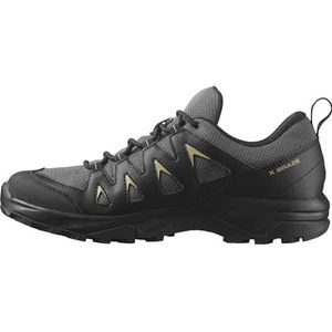 SALOMON X BRAZE GORE-TEX heren Wandelschoen, Magnet/Black/Gray Green, 47 1/3 EU