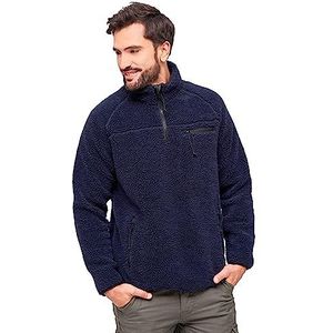 Brandit Teddyfleece trui voor heren, Donkerblauw, XL