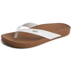 Reef Cushion Court slipper, gegoten kussen voetbed, ondersteuning van de voetboog, Wolk, 35.5 EU