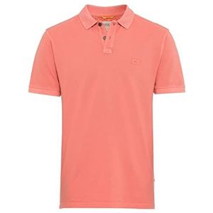 camel active Heren 409965/1P00 T-shirt, Coral Red, XL, koraalrood (coral red), XL