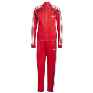 adidas Dames TEAMSPORT TRACKSUIT, better scarlet/white, XXS Short