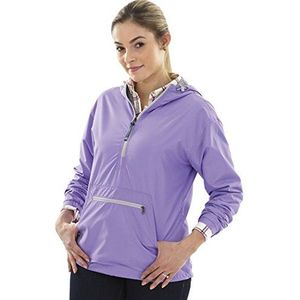 Charles River Apparel Windjack voor dames - paars - XS