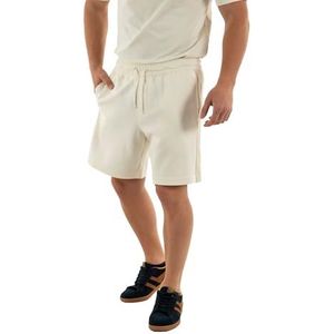 CK JEANS Logo Tape Shorts - Trainingsbroek - Tofu Wit - Katoen