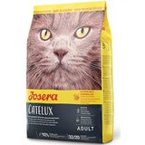 JOSERA Catelux (1 x 2 kg), met smakelijke eendenproteïne en aardappel voor veeleisende katten, super premium droogvoer voor volwassen katten, 1 stuks