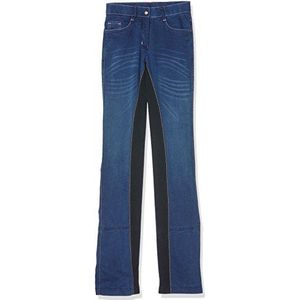 HKM - 3087 - Jeans - Donkerblauw - Meisjes Dames Rijbroek