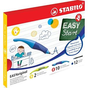 STABILO Schoolpack Easy Original Rollerball Easy Original 12 ergonomische pennen + 12 navullingen