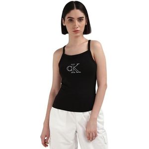 Calvin Klein Tanktop voor dames, Zwart (Ck Zwart), XL