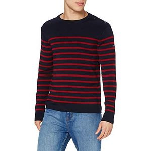 Armor Lux, Heren trui marine ""Goulenez"", Veelkleurig (schip/chili I78), 3XL