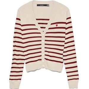 Vmdory - Gebreid Vest - V-Hals - Lange Mouwen - Regular Fit