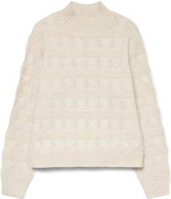 Vmvirgo - Gebreide Pullover - Hoge Hals - Lange Mouwen - Regular Fit