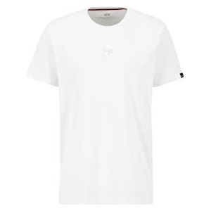 Alpha Industries Label T Shirt voor Mannen White