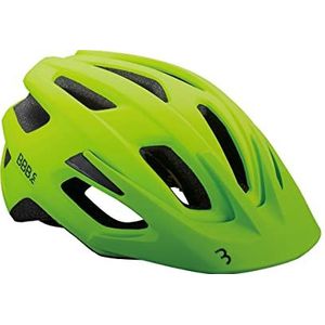 BBB Fietshelm BHE-22 Duinhelm met afneembaar vizier voor Urban Cycling S (52-55cm), mat neon geel