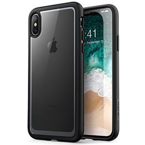 iPhone X Case, [Krasbestendig] i-Blason Clear [Halo Series] voor Apple iPhone X Cover 2017 Release (helder/zwart)