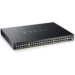 Zyxel 48-port GbE L3 Access PoE+ Switch with 6 10G Uplink (960 W) (XGS2220-54FP)