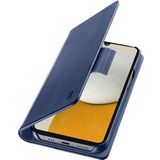 cellularline - Book - Galaxy A34 - Flip Case - Essentiële bescherming met magneetsluiting, hoekbescherming, binnenzak kaarthouder - Blauw