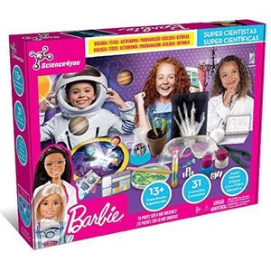 Science4you Super Scientistas Barbie Style Knutselset met educatieve spellen, wetenschappelijk speelgoed met 13 experimenten - cadeaus voor meisjes van 7 tot 9 jaar