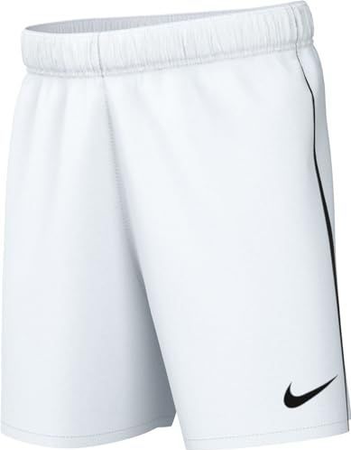 Nike Uniseks-Kind Shorts Y Nk Df Lge Knit Iii Short K, Wit/Zwart/Zwart, DR0968-100, XS