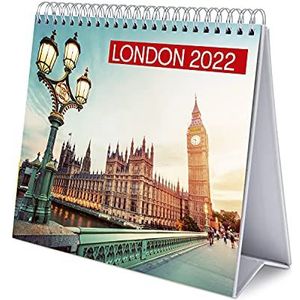 Grupo Erik CS22014Kalender 2022 London - Bureaukalender 12 Maanden